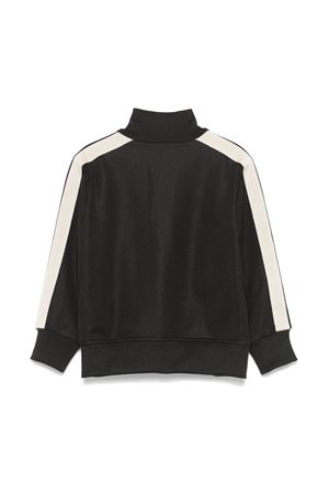 felpa con zip nera PALM ANGELS KIDS | PGBD002S26FAB001110